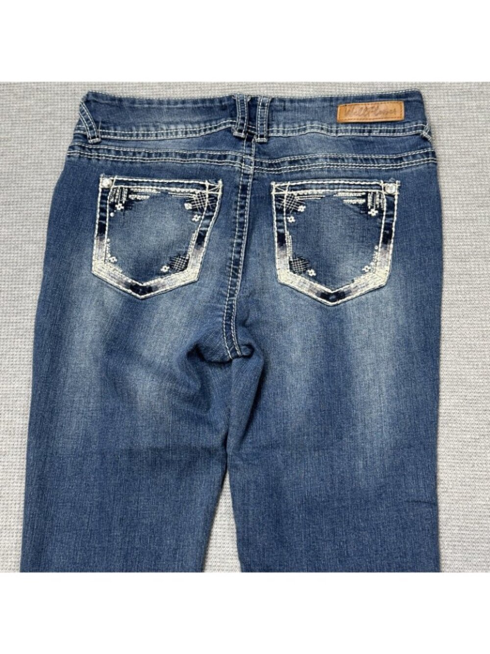 Wallflower Bootcut Jeans Womens Size 5 Luscious Curvy Fit Blue Denim Mid Rise - Picture 4 of 16